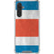 Costa Rican Flag Distressed Galaxy A17 Clear Case