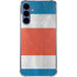 Costa Rican Flag Distressed Galaxy A55 5G Clear Case