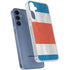 Costa Rican Flag Distressed Galaxy A55 5G Clear Case