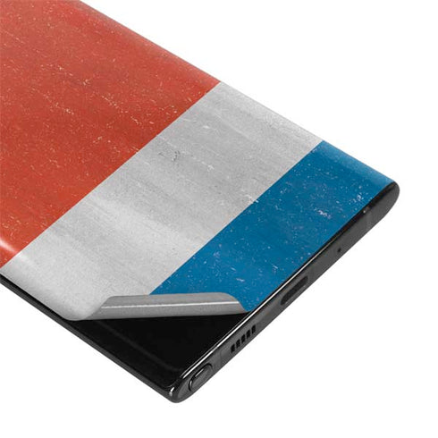 Costa Rican Flag Distressed Galaxy Note 10 Plus Skin