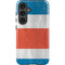 Costa Rican Flag Distressed Galaxy S25 Impact Case