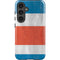 Costa Rican Flag Distressed Galaxy S25 Plus Impact Case