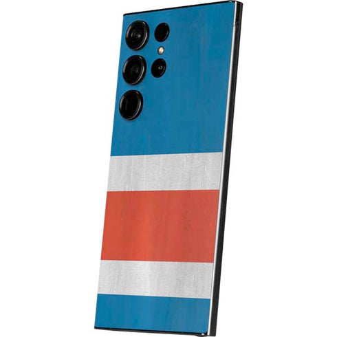 Costa Rican Flag Distressed Galaxy S24 Ultra Skin