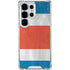 Costa Rican Flag Distressed Galaxy S25 Ultra Clear Case