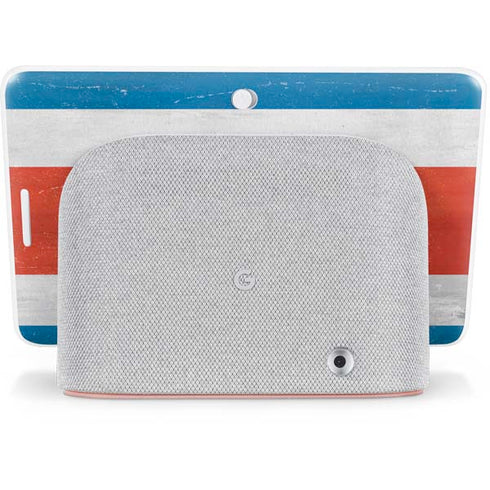 Costa Rican Flag Distressed Google Home Hub Skin