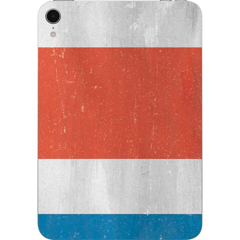 Costa Rican Flag Distressed Apple iPad Mini Skin