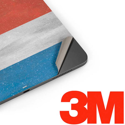 Costa Rican Flag Distressed Apple iPad Pro Skin