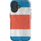 Costa Rican Flag Distressed iPhone 16 Impact Case