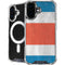 Costa Rican Flag Distressed iPhone 16 Plus MagSafe Case