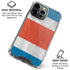Costa Rican Flag Distressed iPhone 16 Pro Clear Case