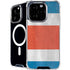 Costa Rican Flag Distressed iPhone 16 Pro MagSafe Case