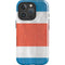 Costa Rican Flag Distressed iPhone 16 Pro Max Impact Case