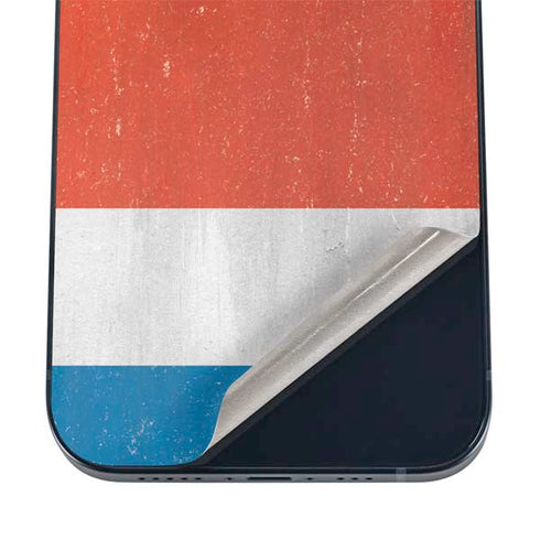 Costa Rican Flag Distressed iPhone 16 Skin