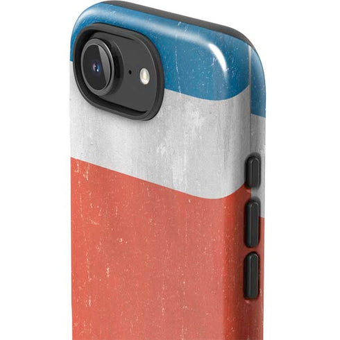 Costa Rican Flag Distressed iPhone 16e Impact Case