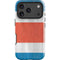 Costa Rican Flag Distressed iPhone 18 Pro Impact Case