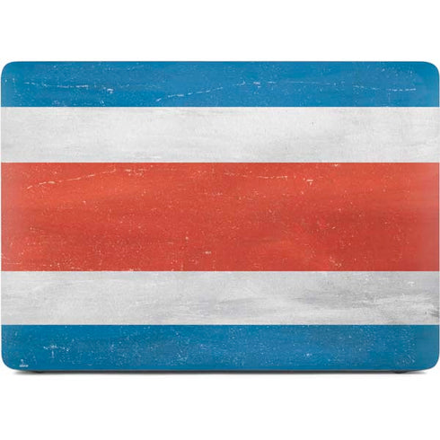 Costa Rican Flag Distressed Apple MacBook Air Skin