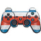 Costa Rican Flag Distressed PS3 Dual Shock wireless controller Skin