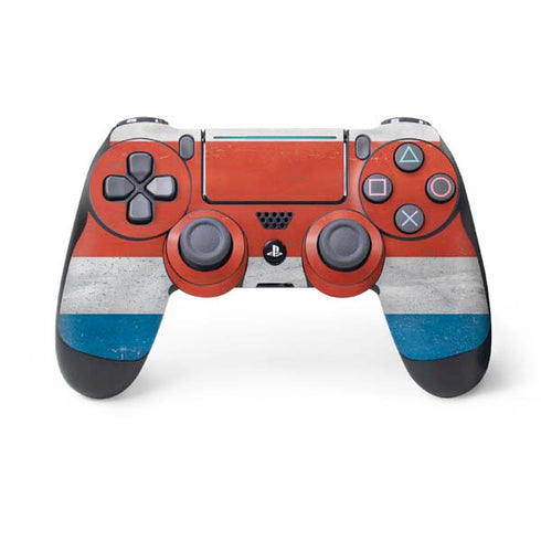 Costa Rican Flag Distressed PlayStation PS4 Skins