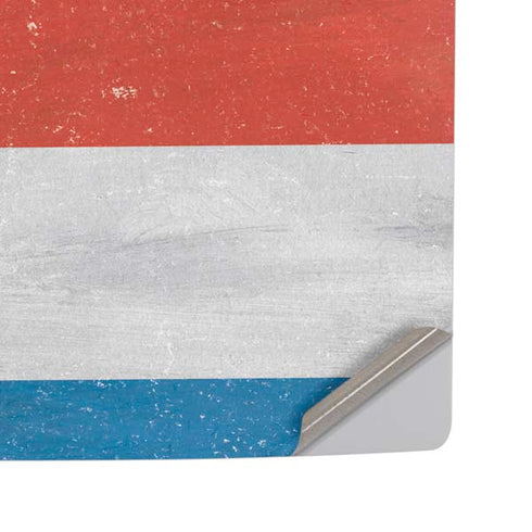 Costa Rican Flag Distressed PS5 Pro Disk Console Skin