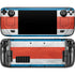 Costa Rican Flag Distressed Steam Deck Handheld Gaming Computer Skin