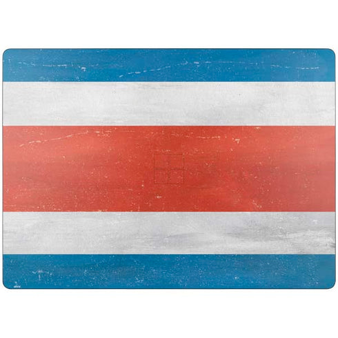 Costa Rican Flag Distressed Surface Laptop 7 15in Skin