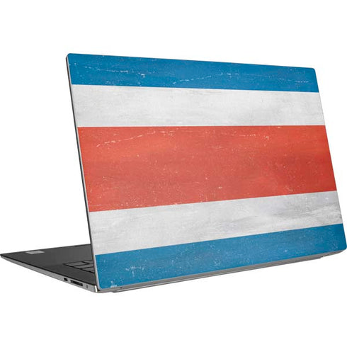 Costa Rican Flag Distressed Dell XPS Skin