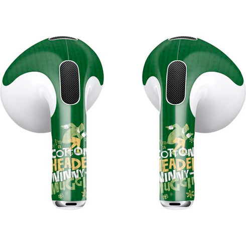 Elf Cotton Headed Ninny Muggins Apple AirPods (3rd Gen 2021) Skin