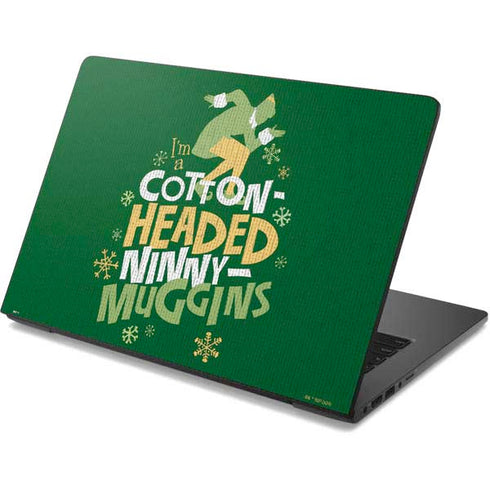 Elf Cotton Headed Ninny Muggins Dell Chromebook Skin