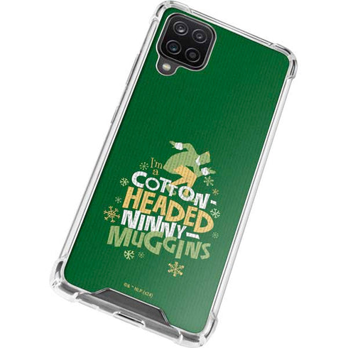 Elf Cotton Headed Ninny Muggins Galaxy A12 Clear Case