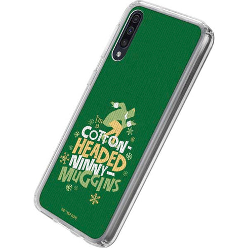Elf Cotton Headed Ninny Muggins Galaxy A50 Clear Case