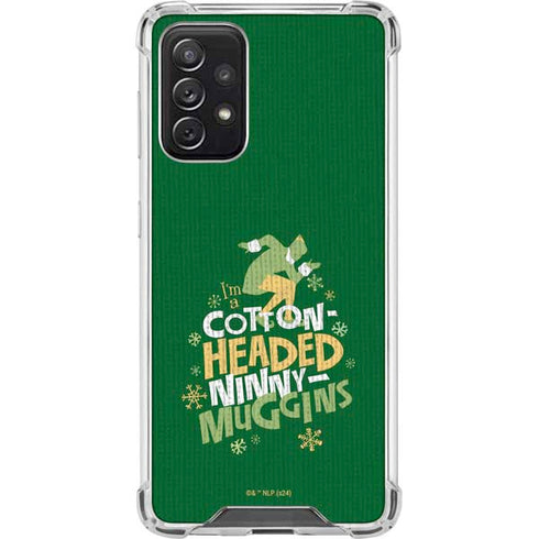 Elf Cotton Headed Ninny Muggins Galaxy A72 5G Clear Case