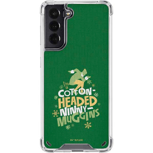 Elf Cotton Headed Ninny Muggins Galaxy S21 5G Clear Case