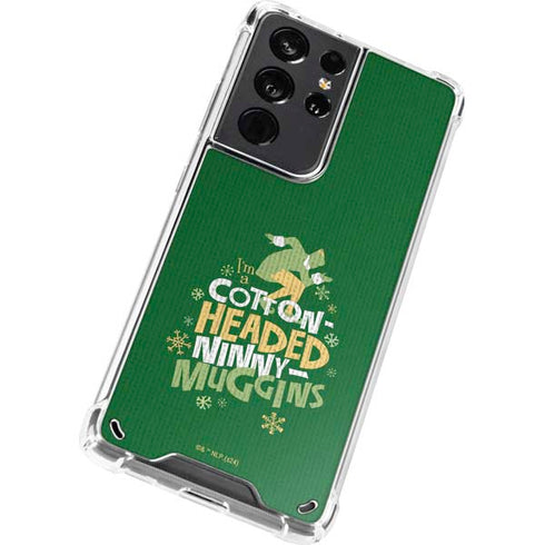 Elf Cotton Headed Ninny Muggins Galaxy S21 Ultra 5G Clear Case