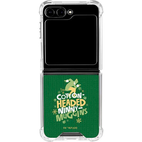 Elf Cotton Headed Ninny Muggins Galaxy Z Flip6 Clear Case