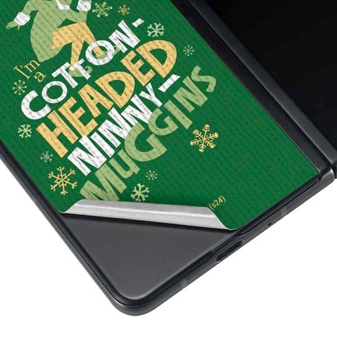 Elf Cotton Headed Ninny Muggins Galaxy Z Fold3 5G Skin