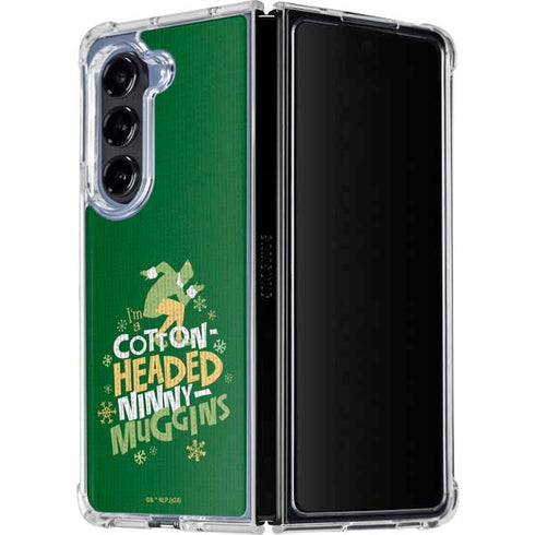Elf Cotton Headed Ninny Muggins Galaxy Z Fold5 5G Clear Case