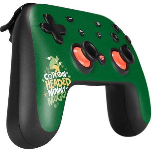 Elf Cotton Headed Ninny Muggins Google Stadia Controller Skin
