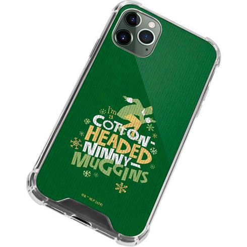 Elf Cotton Headed Ninny Muggins iPhone 11 Pro Max Clear Case