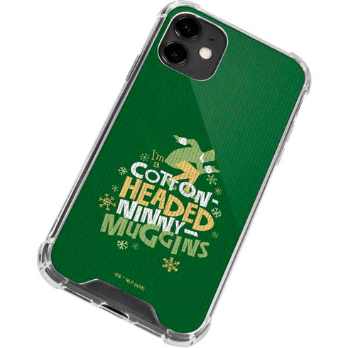 Elf Cotton Headed Ninny Muggins iPhone 12 Clear Case