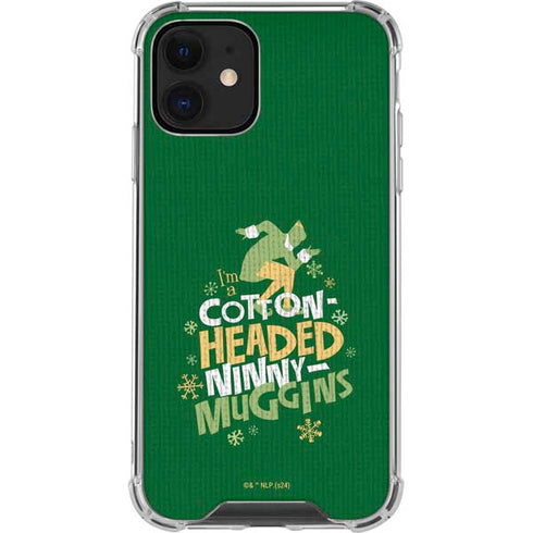 Elf Cotton Headed Ninny Muggins iPhone 12 Mini Clear Case