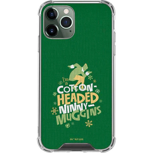 Elf Cotton Headed Ninny Muggins iPhone 12 Pro Clear Case