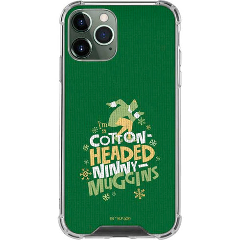 Elf Cotton Headed Ninny Muggins iPhone 12 Pro Max Clear Case
