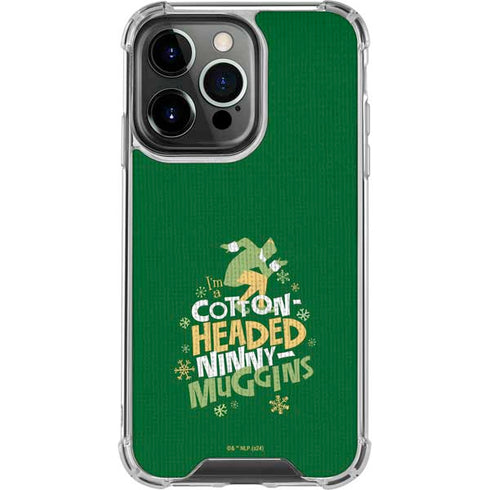 Elf Cotton Headed Ninny Muggins iPhone 14 Pro Clear Case