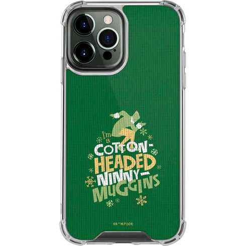 Elf Cotton Headed Ninny Muggins iPhone 14 Pro Max Clear Case