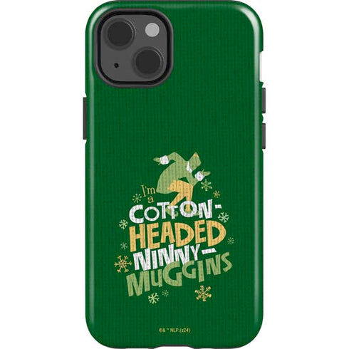 Elf Cotton Headed Ninny Muggins iPhone 15 Plus Impact Case