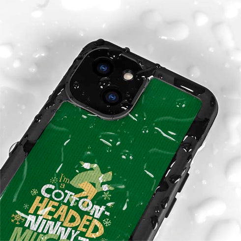 Elf Cotton Headed Ninny Muggins iPhone 15 Plus Waterproof Case