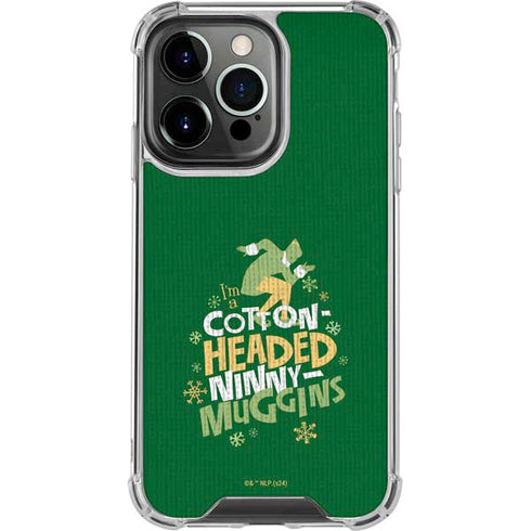 Elf Cotton Headed Ninny Muggins iPhone 15 Pro Max Clear Case