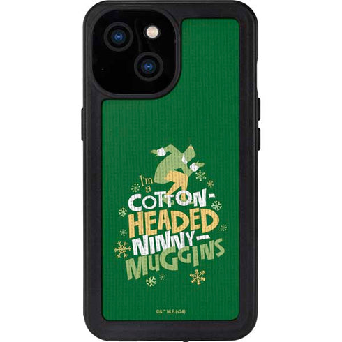 Elf Cotton Headed Ninny Muggins iPhone 15 Waterproof Case