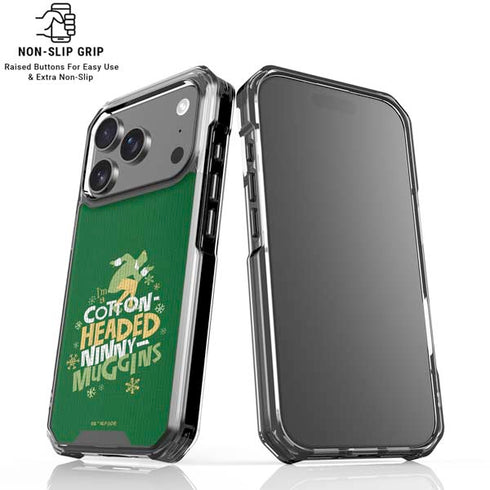 Elf Cotton Headed Ninny Muggins iPhone 18 Pro Clear Case