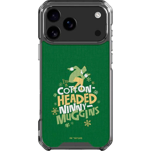 Elf Cotton Headed Ninny Muggins iPhone 18 Pro Max Clear Case